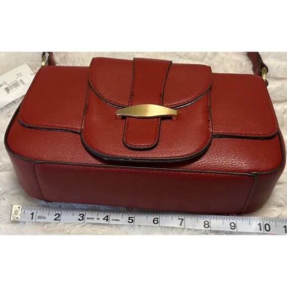 Women's Wal-Mart Stores Red MIA Shoulder Bag w/Snap Button One Size (NEW-Other) - Picture 9 of 15